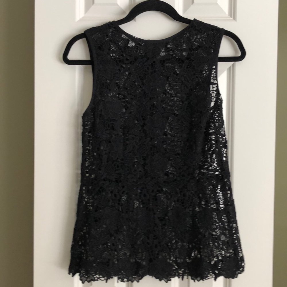 Cabi black lace top